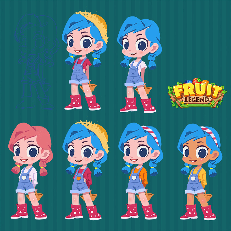 Fruits Legend游戏美术部分