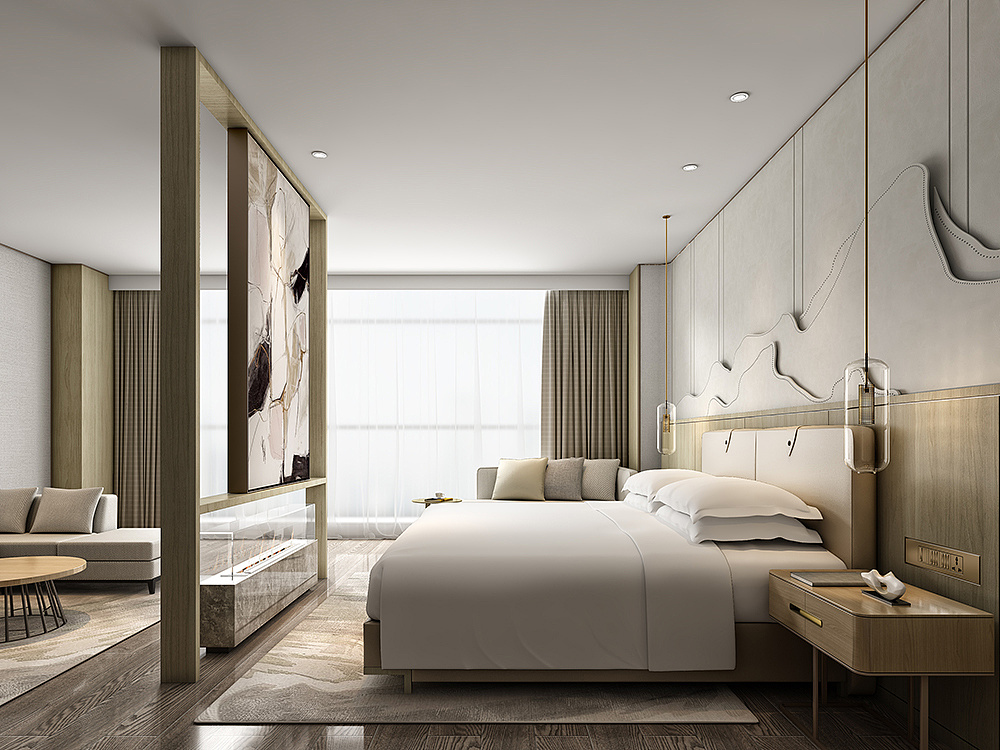 酒店客房效果图|其他|其他|凌菲1992 - 原创作品 - 站酷 (zcool)