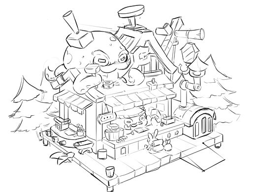 《章鱼铁匠铺》（个人主页-ZNjczMjk0NTY=） - 绘本 - 站酷设计师小鑫的日常原创素材 - 站酷ZCOOL