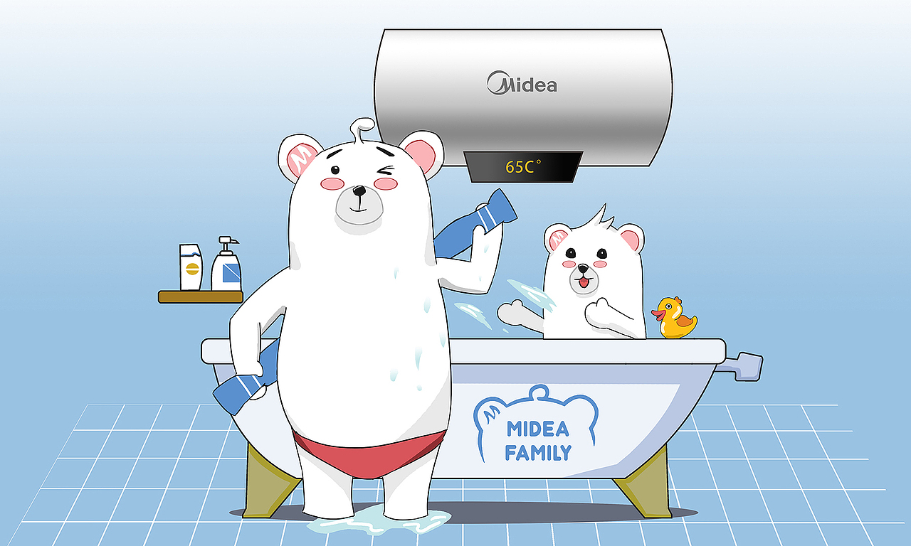 MIDEA FAMILY 个性一家（图ZMTUzNDEwMzA0） - 图案 - 站酷设计师小查普原创素材 - 站酷ZCOOL