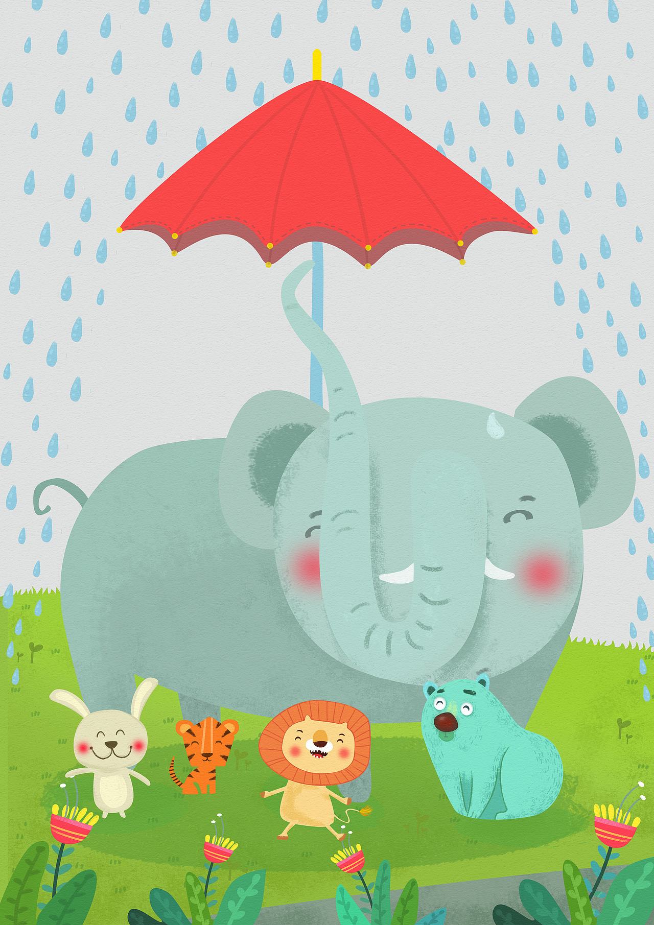 善良与爱心（图ZMjU2MTg1MDA=） - 儿童插画 - 站酷设计师小耳朵Tiki原创素材 - 站酷ZCOOL