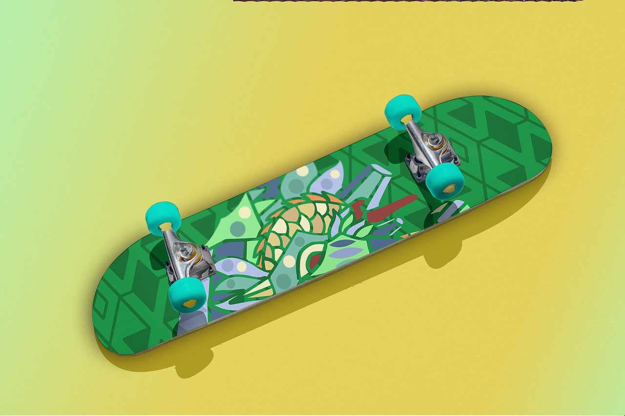 滑板图案设计