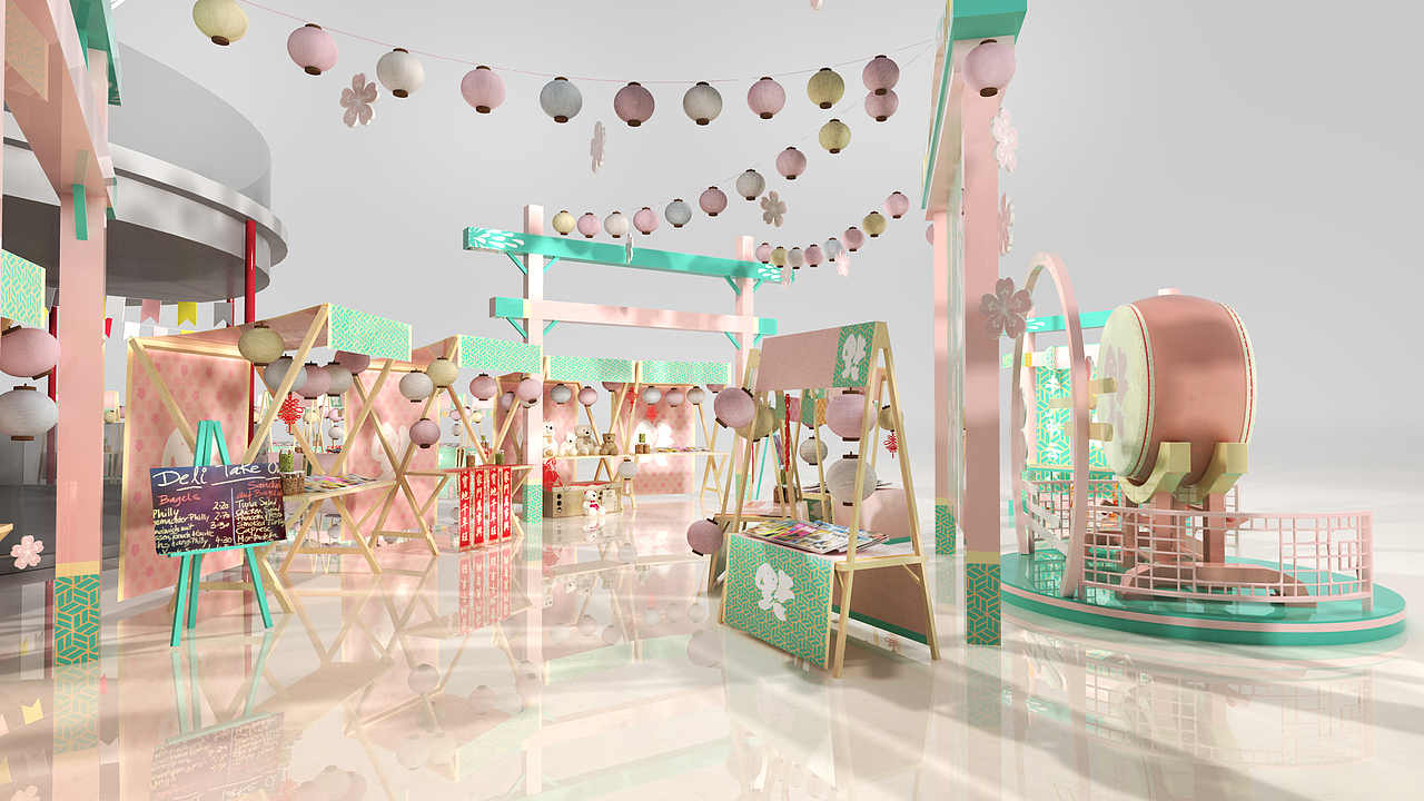 牛年新年集市 #和风来袭#（图ZMjQwNTc0NDgw） - 场景 - 站酷设计师一昂杨young原创素材 - 站酷ZCOOL