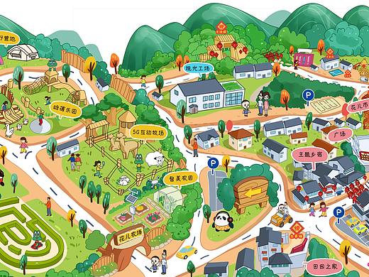 手绘地图