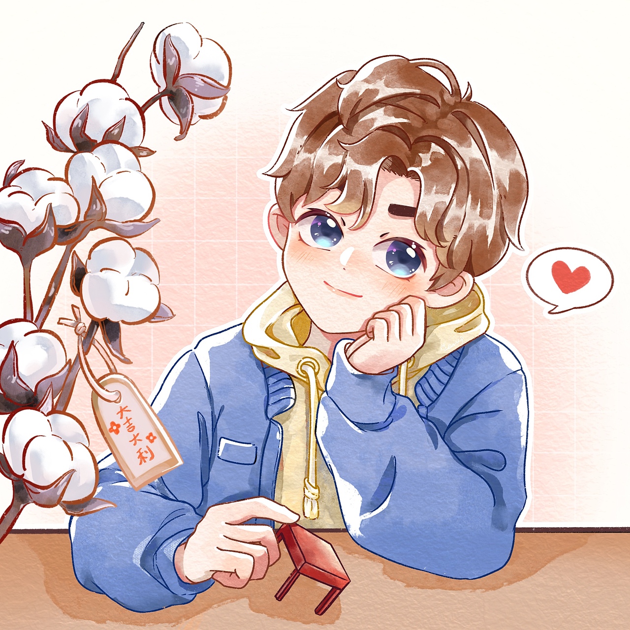 一些之前画的新年头像~