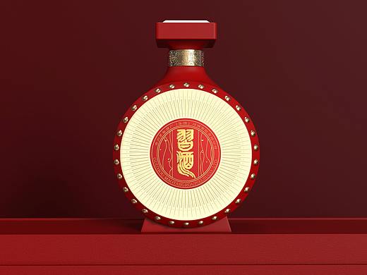 扬鼓启今 酒包装设计