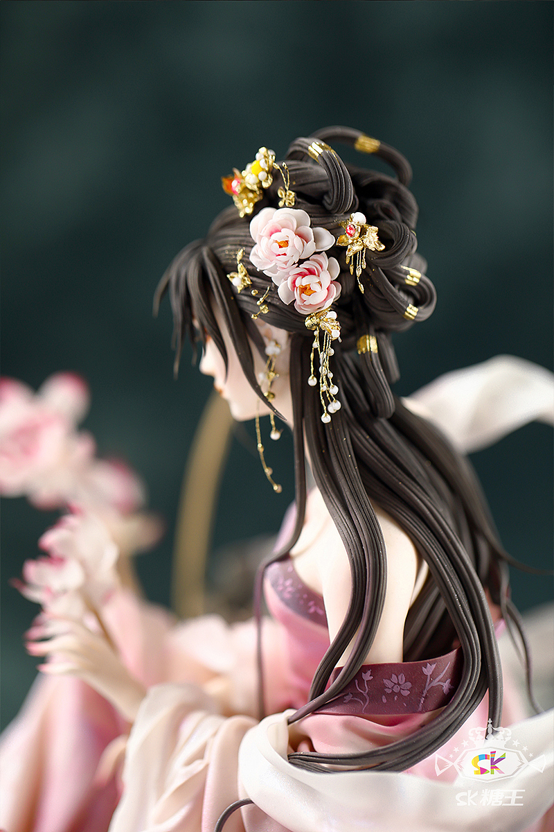 sk糖王团队古风翻糖人偶作品 《江南韵》