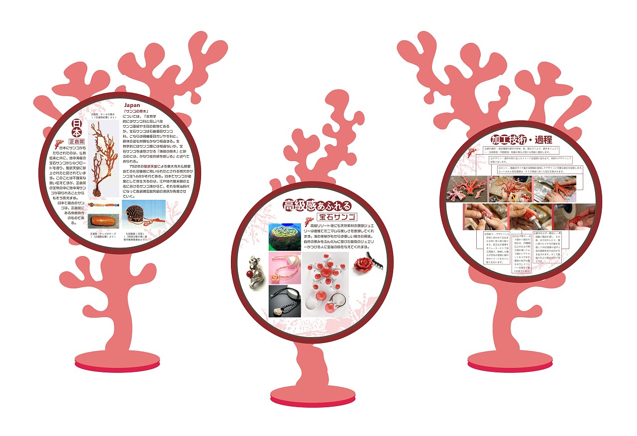 红珊瑚文化知识宣传推广展示架设计制作红珊瑚首饰宝石珊瑚生长环境 种类by万奇包装 设计 原创作品 站酷 Zcool