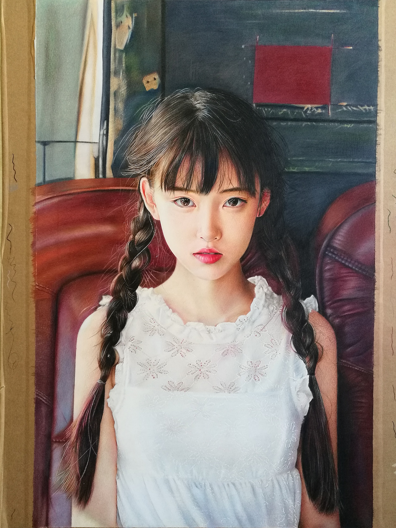 少女（图ZMTI5NDg2OTI4） - 绘画 - 站酷设计师纯纯蠢货原创素材 - 站酷ZCOOL