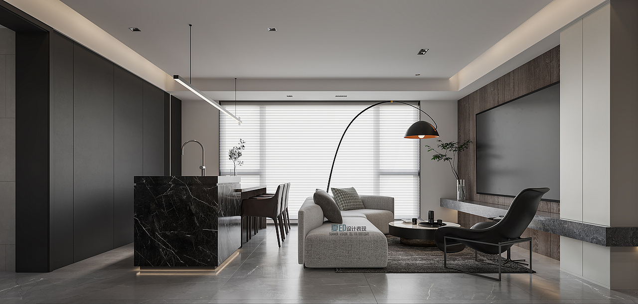 夏印设计表现//高级黑白灰系列