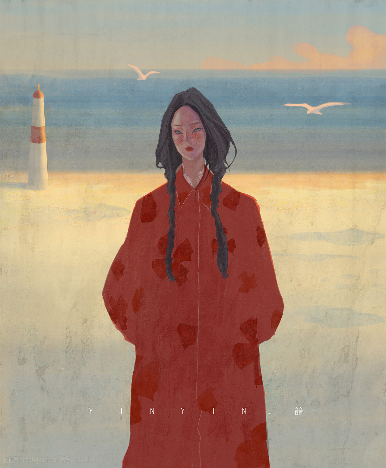 夕阳叙事（图ZMzUyMTgyMjc2） - 艺术插画 - 站酷设计师YINYIN音音原创素材 - 站酷ZCOOL