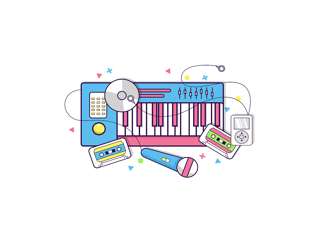 简单的mbe风格小清新壁纸