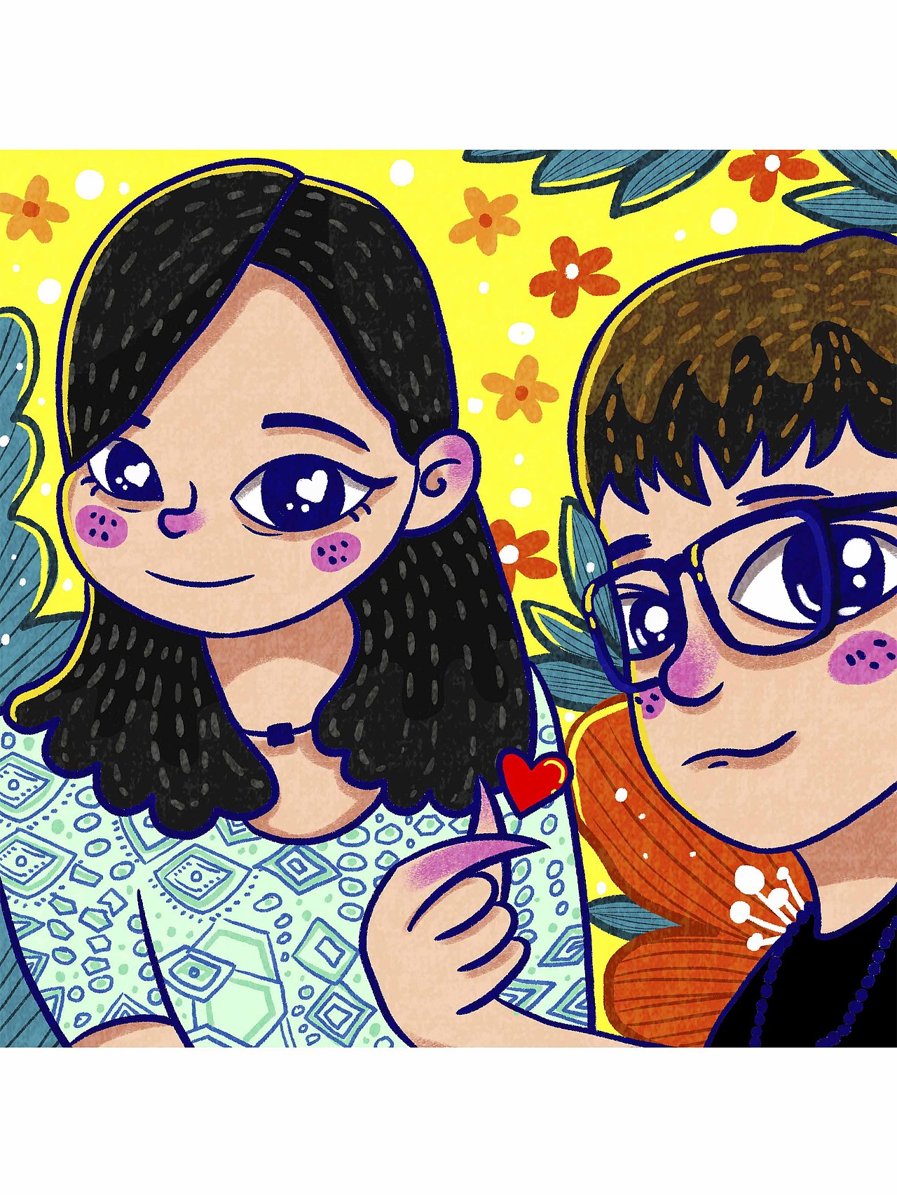 练习-插画人物（图ZMTg3MDQ0NzA4） - 商业插画 - 站酷设计师胖一球原创素材 - 站酷ZCOOL