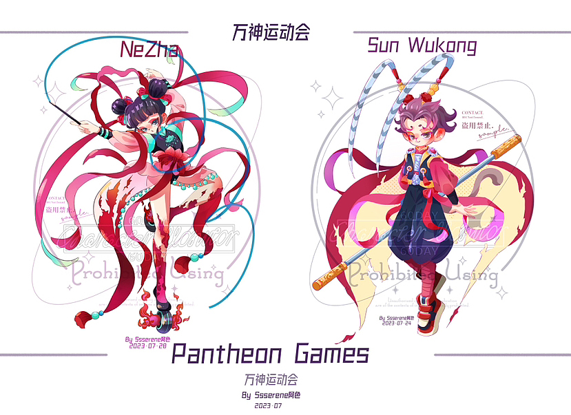 角色班长60天挑战 |第一个月（图ZMzQ3MDI0OTU2） - 概念设定 - 站酷设计师Ssserene阿色原创素材 - 站酷ZCOOL