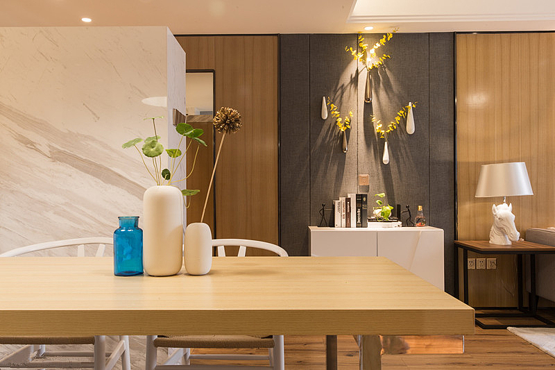 以“简”驭繁,中铁阅山湖现代简约风格装修实景!