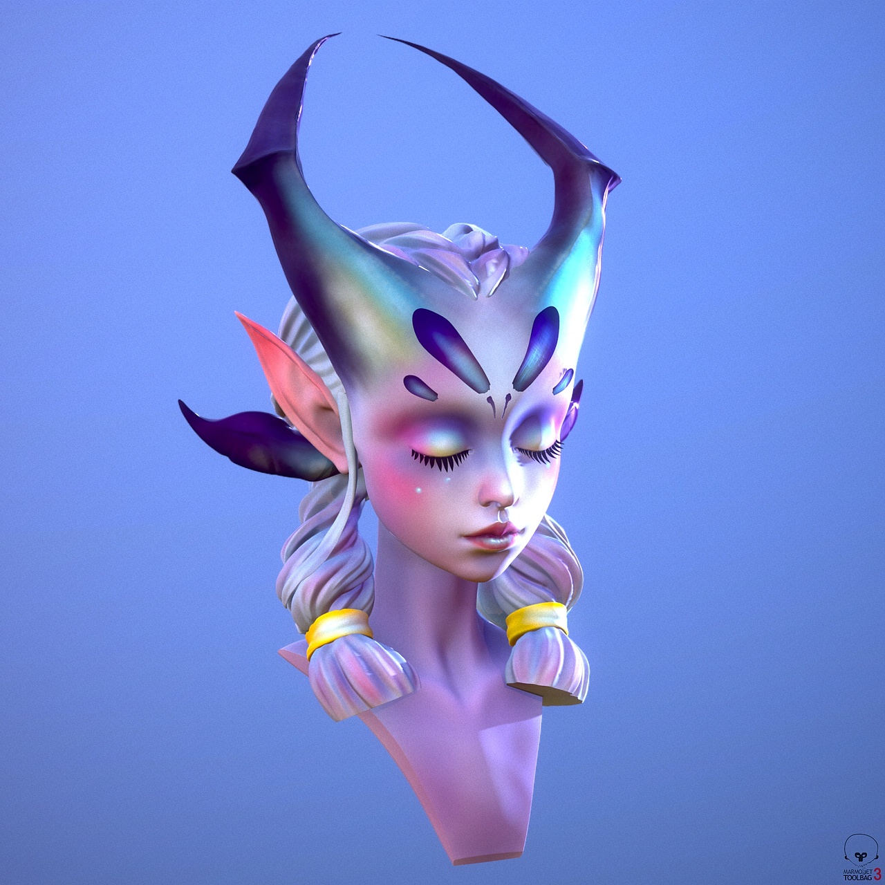zbrush次时代角色模型雕刻练习（图ZMjE3MDM3NjM2） - 人物/生物 - 站酷设计师Add_Jason原创素材 - 站酷ZCOOL