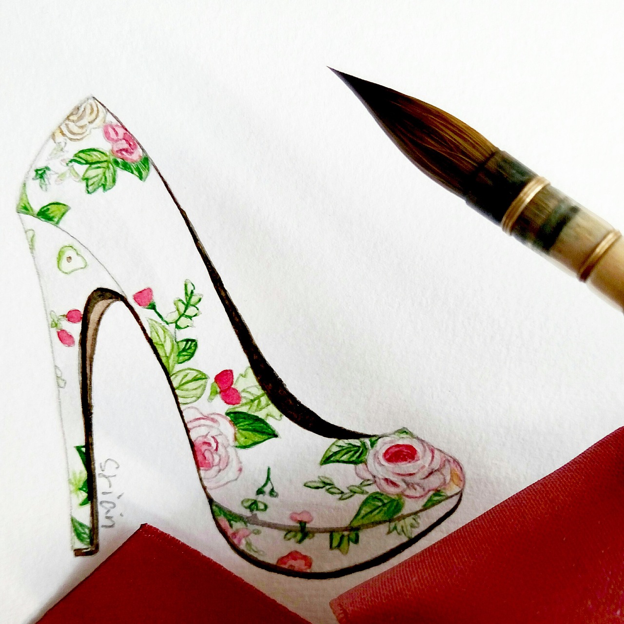 srian手绘鞋履（图ZNDE1MTczNzY=） - 商业插画 - 站酷设计师srian原创素材 - 站酷ZCOOL