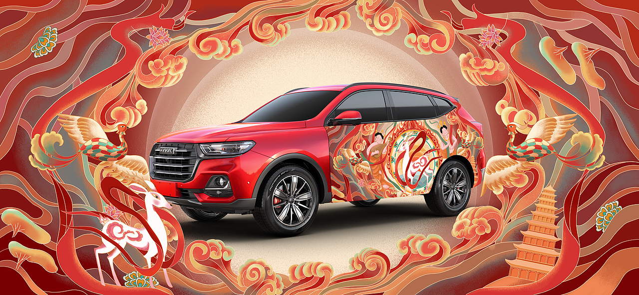 一鹿顺风（图ZMjg5MDkxMzEy） - 图案 - 站酷设计师初一qc原创素材 - 站酷ZCOOL