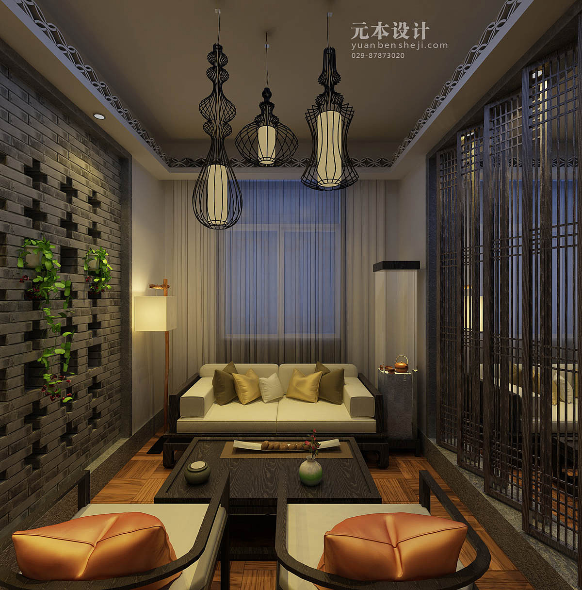 元本设计-茶缘会所（图ZMzExMzI2MzY=） - 家装设计 - 站酷设计师yuanbensheji原创素材 - 站酷ZCOOL