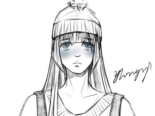 最近很迷主黑白帶點色彩的??（個人主頁-ZNjczOTY1OTI=） - 單幅漫畫 - 站酷設(shè)計師Z077511554原創(chuàng)素材 - 站酷ZCOOL