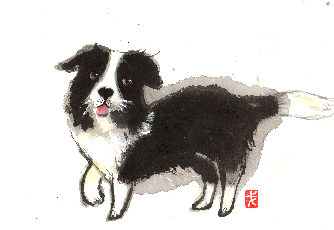 无偿为粉丝画猫狗活动,在站酷也来一波,三天截止。