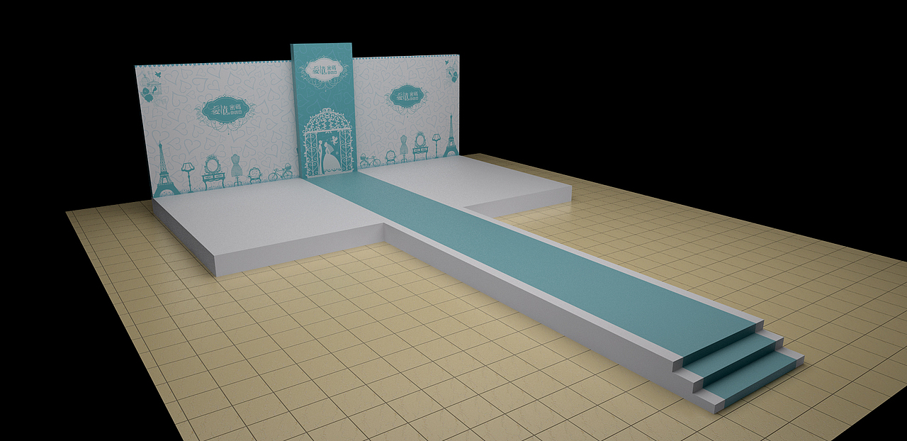 婚庆婚礼舞台背景设计（图ZMjE5NjQzNzY=） - 其他平面 - 站酷设计师TYEason原创素材 - 站酷ZCOOL