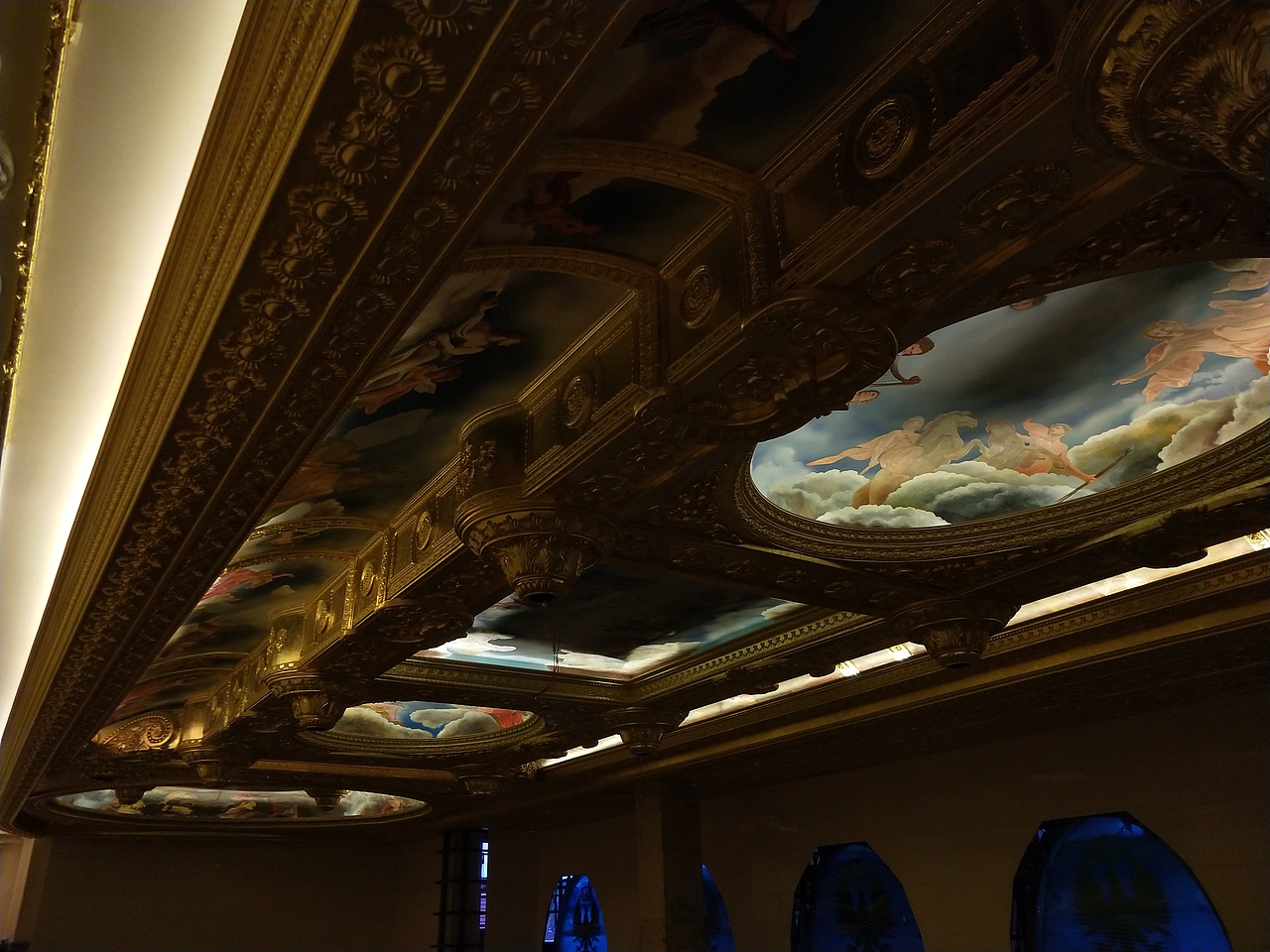 云南壁画天顶穹顶壁画墙绘手绘墙欧式油画