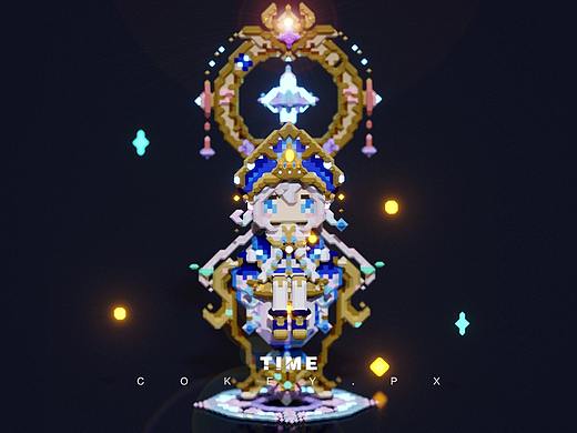 时间女神人物模型