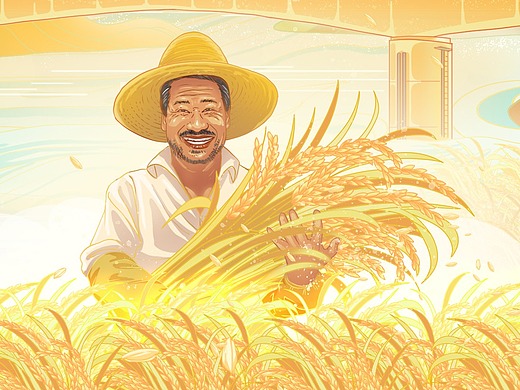 丰收_创意设计作品图片素材-站酷zcool