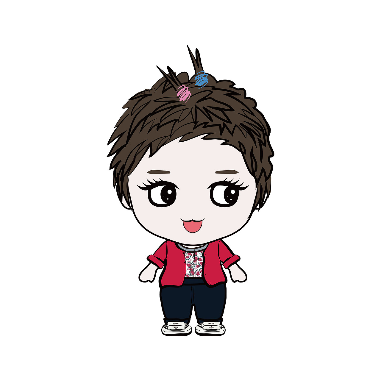 卡通形象设计/车厘子/原创插画/儿童用品设计/头像设计