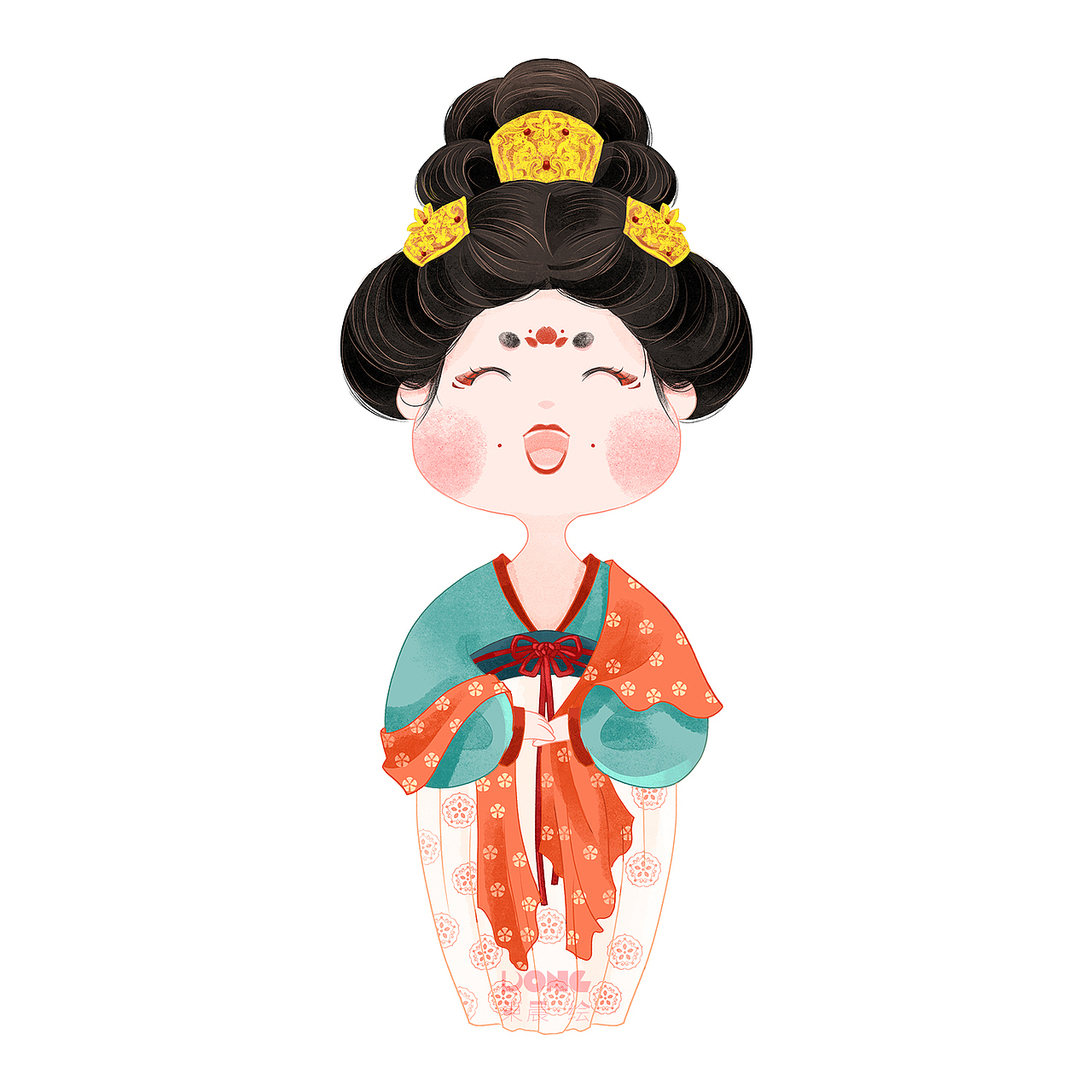 胖达哒笑呵呵的十八只唐朝小美人儿（图ZMjE5Nzk0NjQw） - 商业插画 - 站酷设计师東晨原创素材 - 站酷ZCOOL