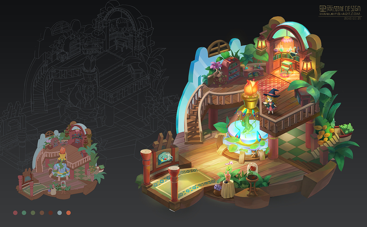 星雨场景班学员室内设计作业选登