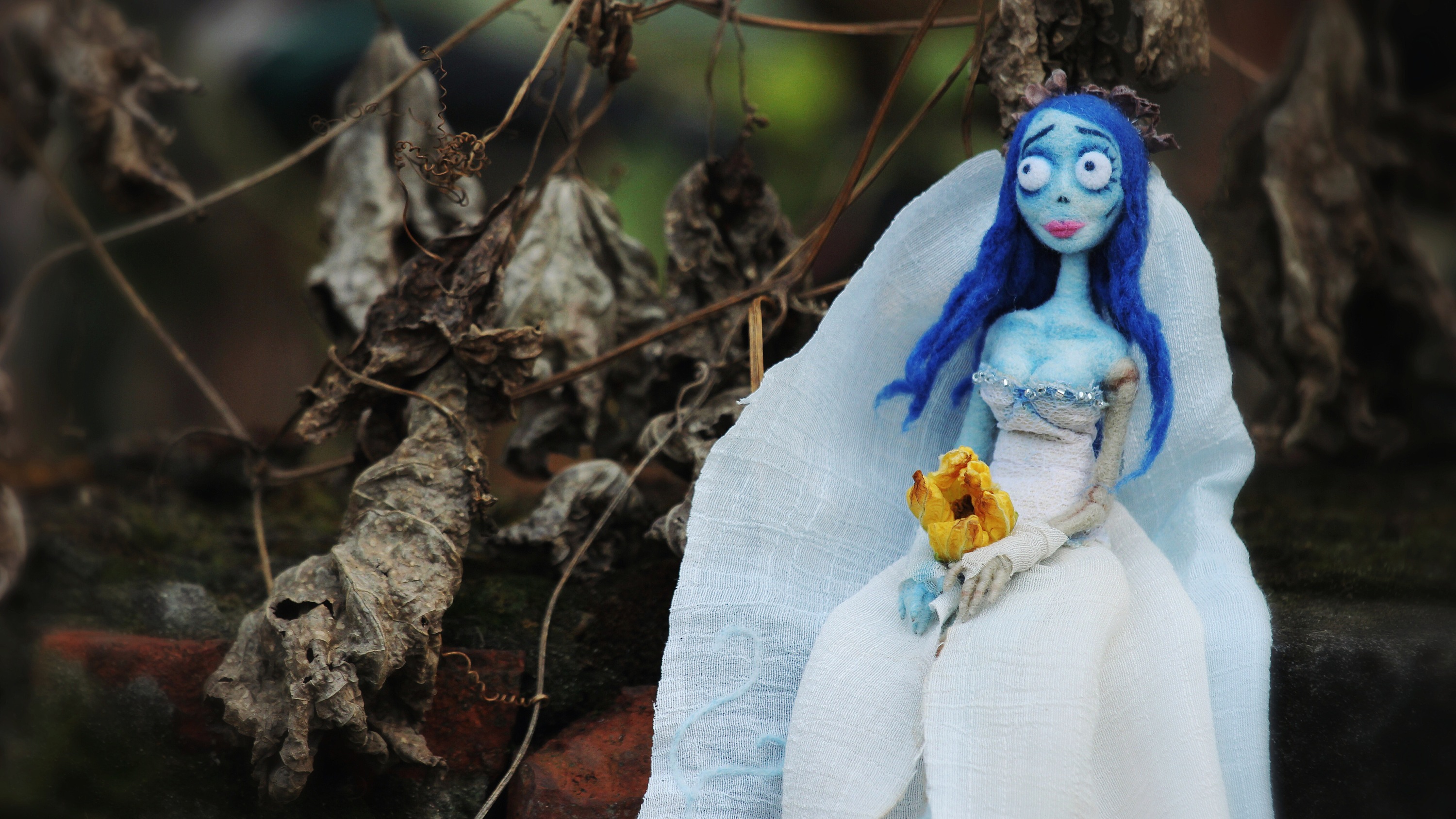 羊毛毡僵尸新娘&南瓜