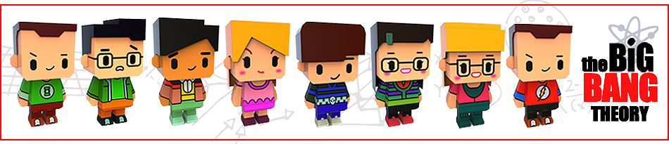 生活大爆炸_纸模型设计（图ZMTM2MTAwNzIw） - 其他手工艺 - 站酷设计师纸模设计师JENTC原创素材 - 站酷ZCOOL