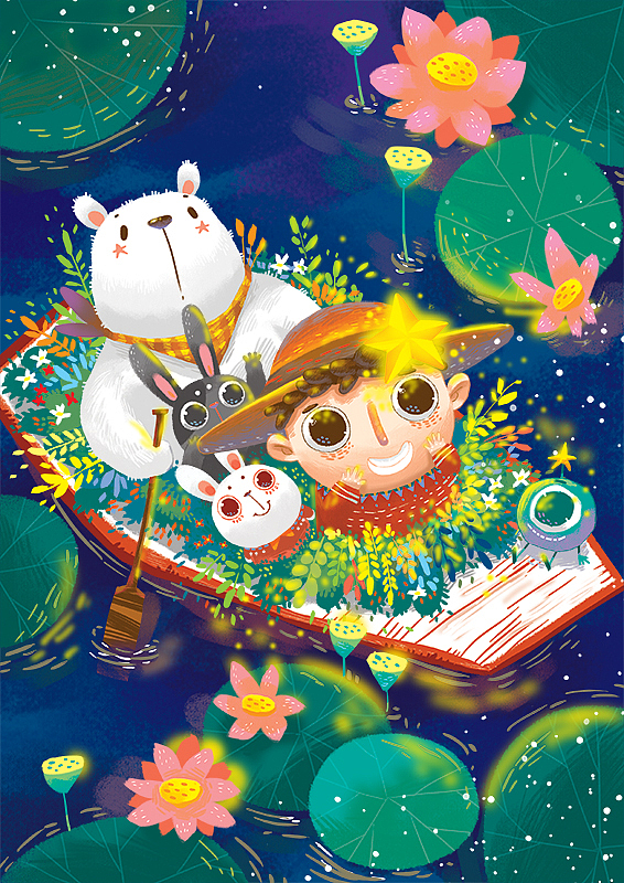 呦吼 出发~（图ZNjgwOTczNDA=） - 儿童插画 - 站酷设计师我是春光原创素材 - 站酷ZCOOL