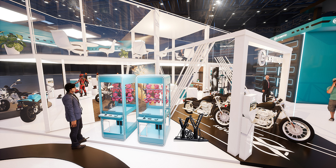 CFMOTO-新品机车发布会展台（图ZMjUzMzA1MTI0） - 展陈设计 - 站酷设计师让驱散飞一会原创素材 - 站酷ZCOOL