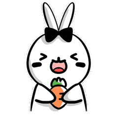 萝伯兔（图ZMjkxNzUxNjY4） - 网络表情 - 站酷设计师喵哒moon原创素材 - 站酷ZCOOL
