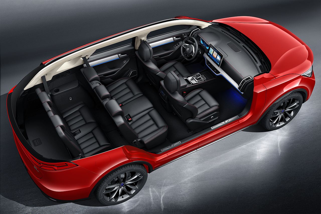 汽车产品渲染,汽车内饰,产品动画