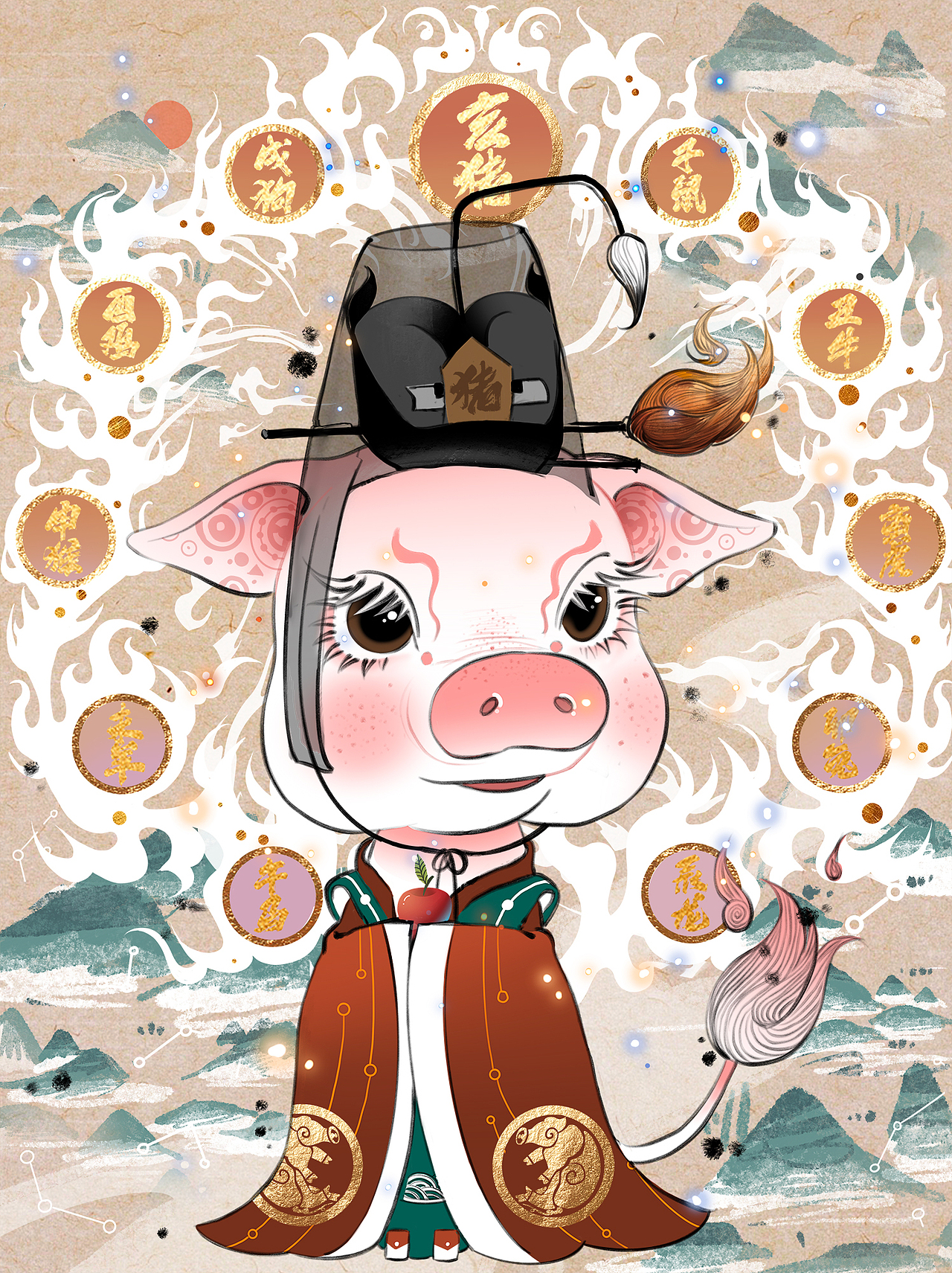 十二生肖俑系列——《生肖福官》