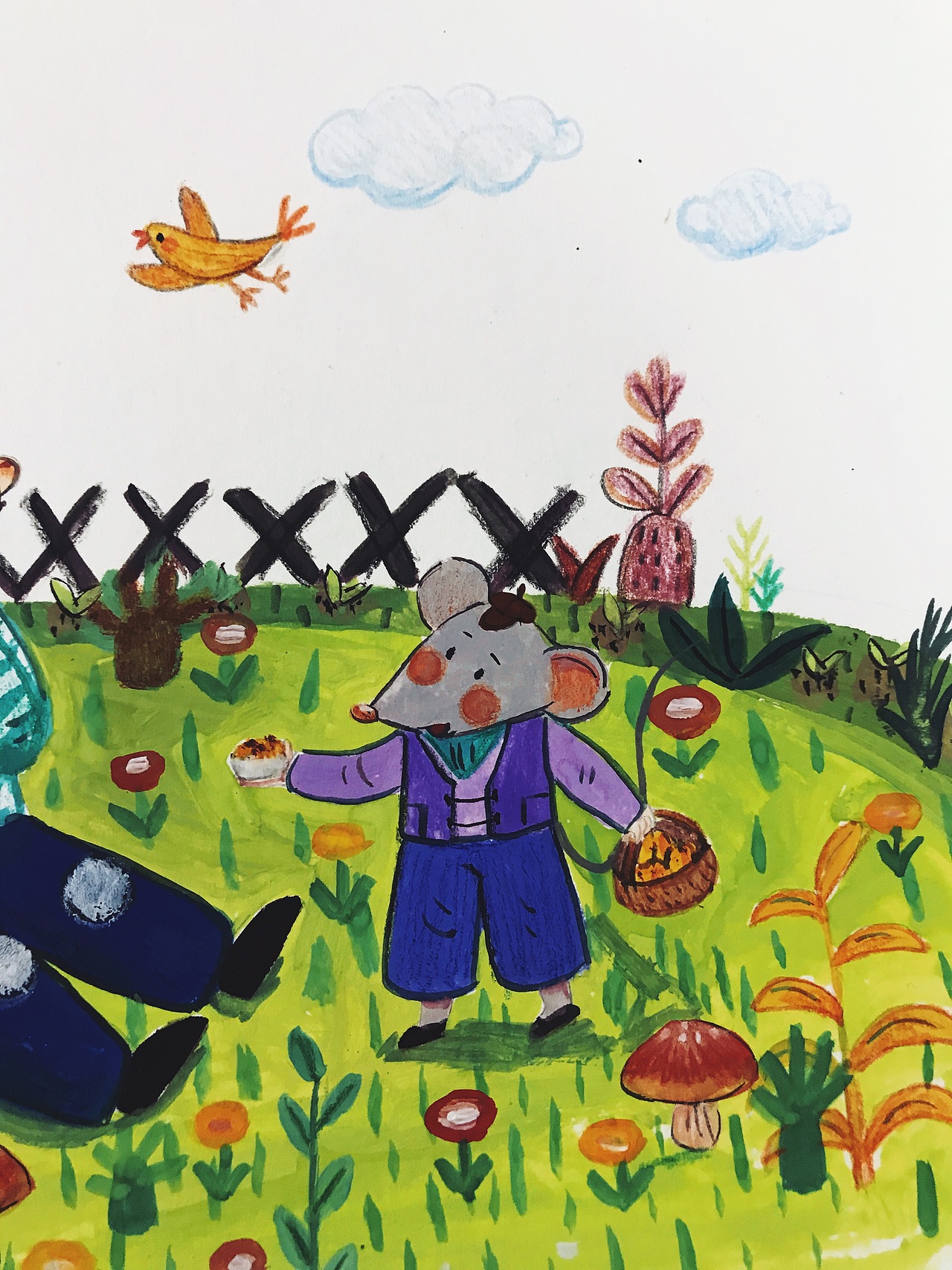 之前的画,补完整了。