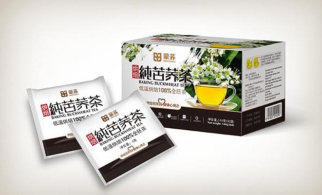 蒙荞苦荞茶系列产品包装设计