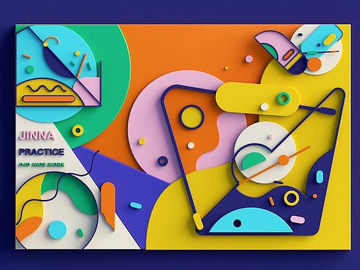 C4D 海报 POSTER