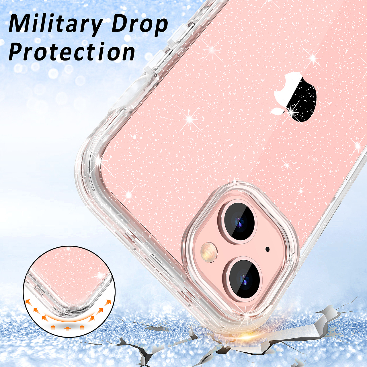手机壳 透明手机壳 防摔手机壳 iPhone 13 手机壳（图ZMjg4MzUyODQ4） - 生活用品 - 站酷设计师Yum悠美视觉原创素材 - 站酷ZCOOL