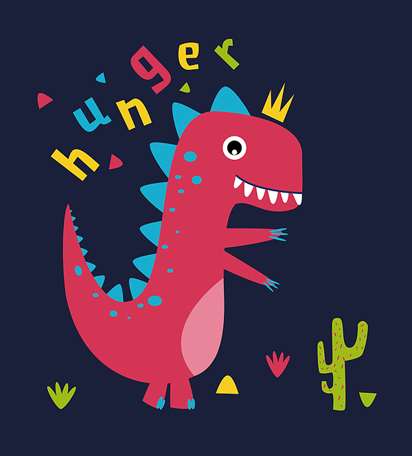 cg练习-卡通小恐龙