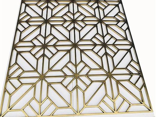 不锈钢屏风304材质满焊打磨抛光镂空花格