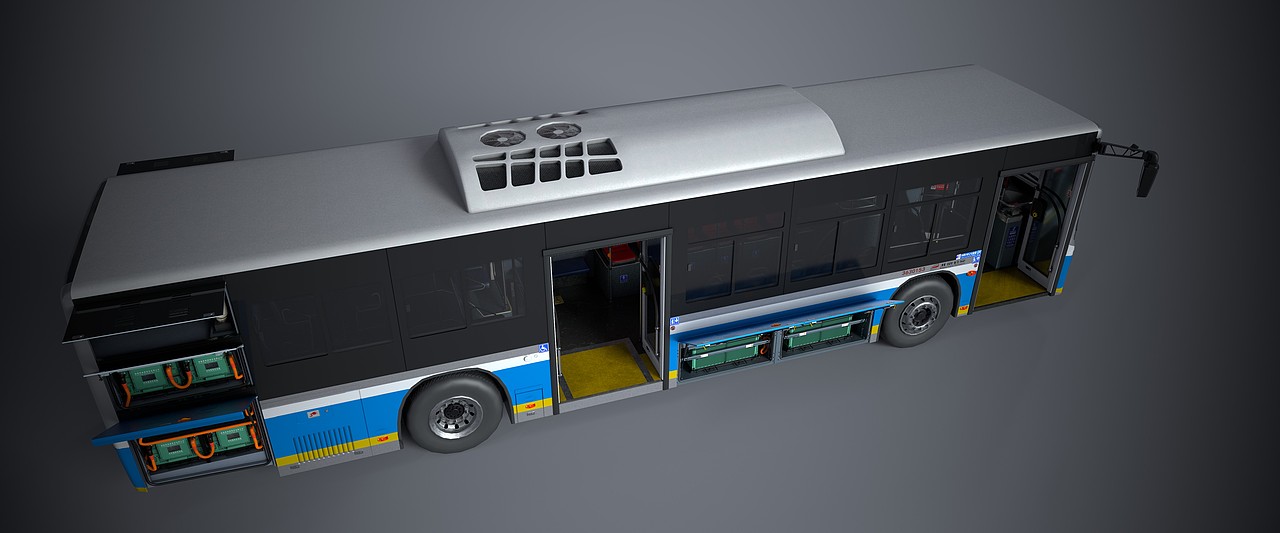 一个公交车的vr模型