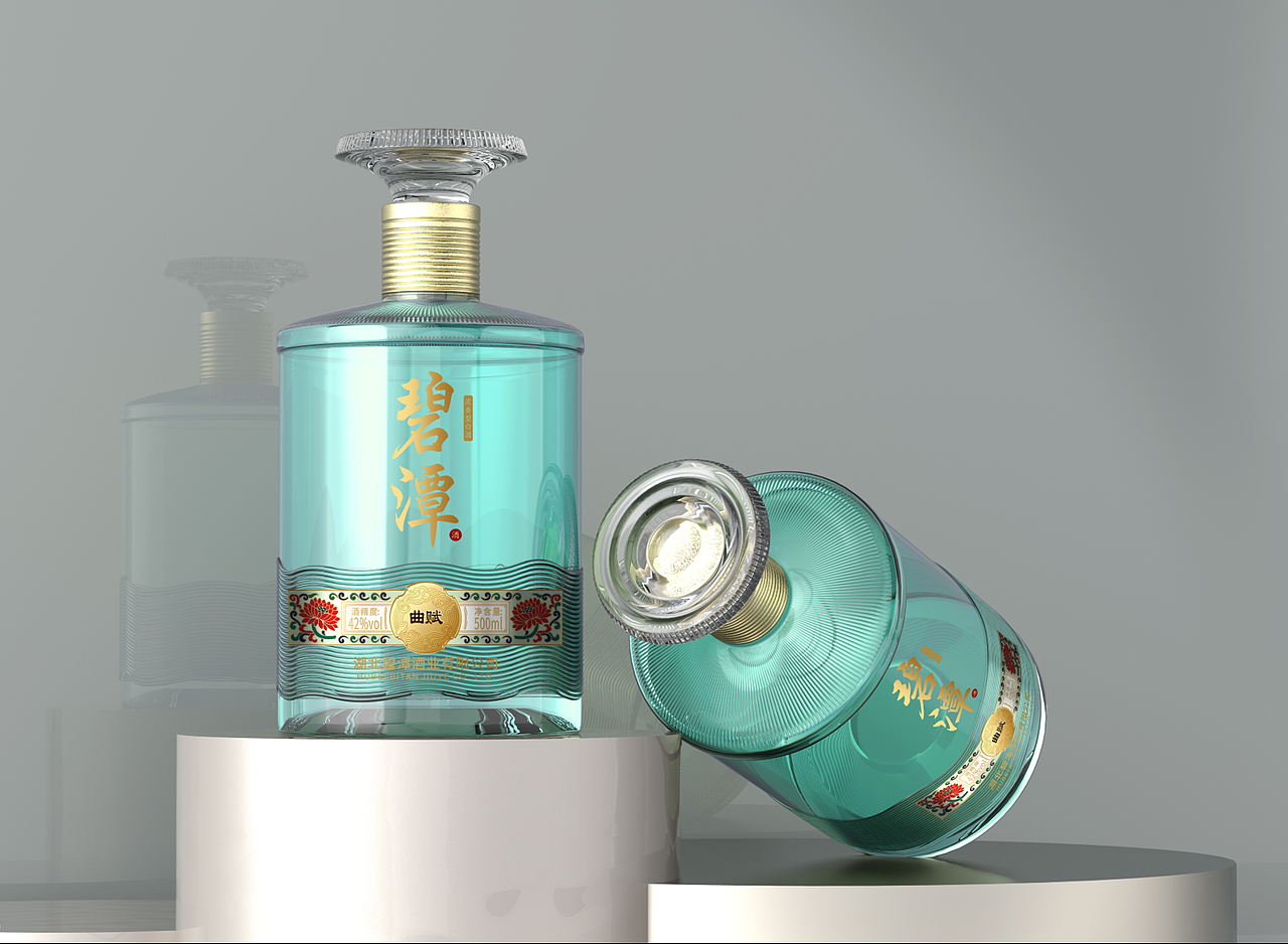 白酒包装设计丨碧潭酒（图ZMzA3MTA4MzUy） - 包装 - 站酷设计师KKi设计原创素材 - 站酷ZCOOL