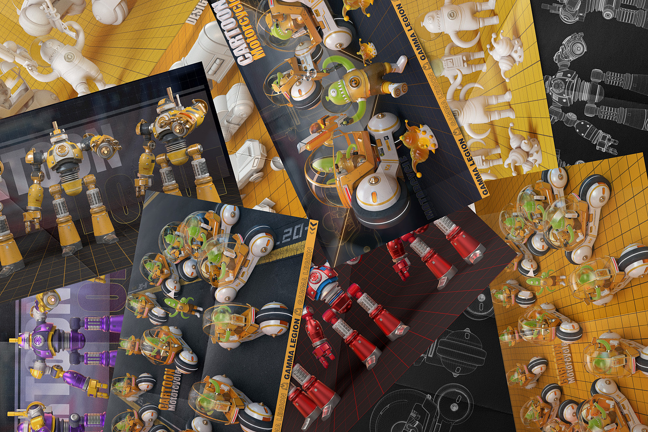 原创元宇宙IP《γ伽马军团》