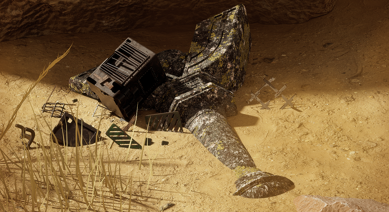 废土风的破铜烂铁单人末世防护装置