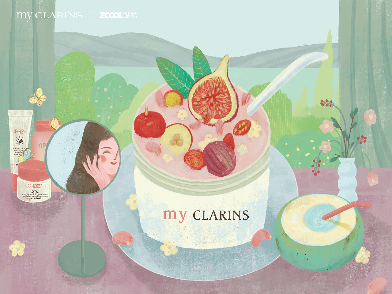 #my CLARINS寻找天然好食肌#我的美肌食谱